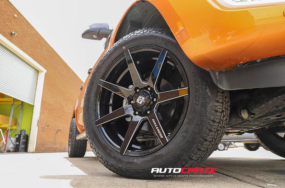FORD RANGER AVALANCHE GLOSS BLACK MILLED ACCENTS